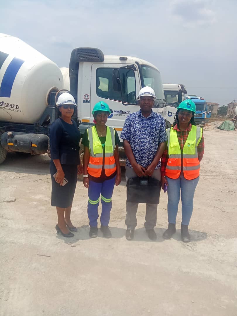 CDS Staff Visit Occupational Health and Safety Students at Broadhaven Construction Company