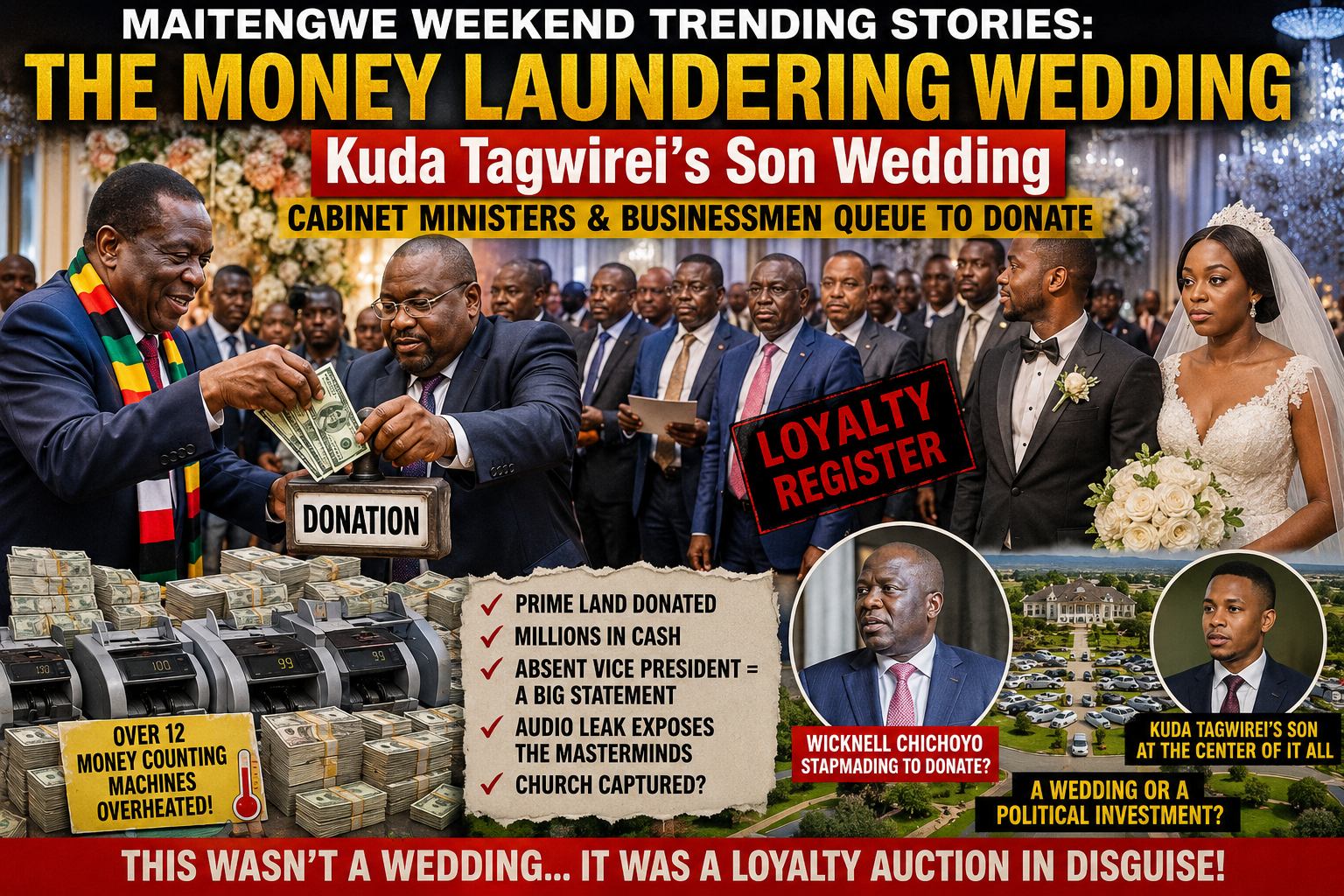 Maitengwe Weekend Trending Stories: The Money Laundering Wedding 