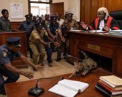 Drama as cat storms courtroom, disrupts murder trial