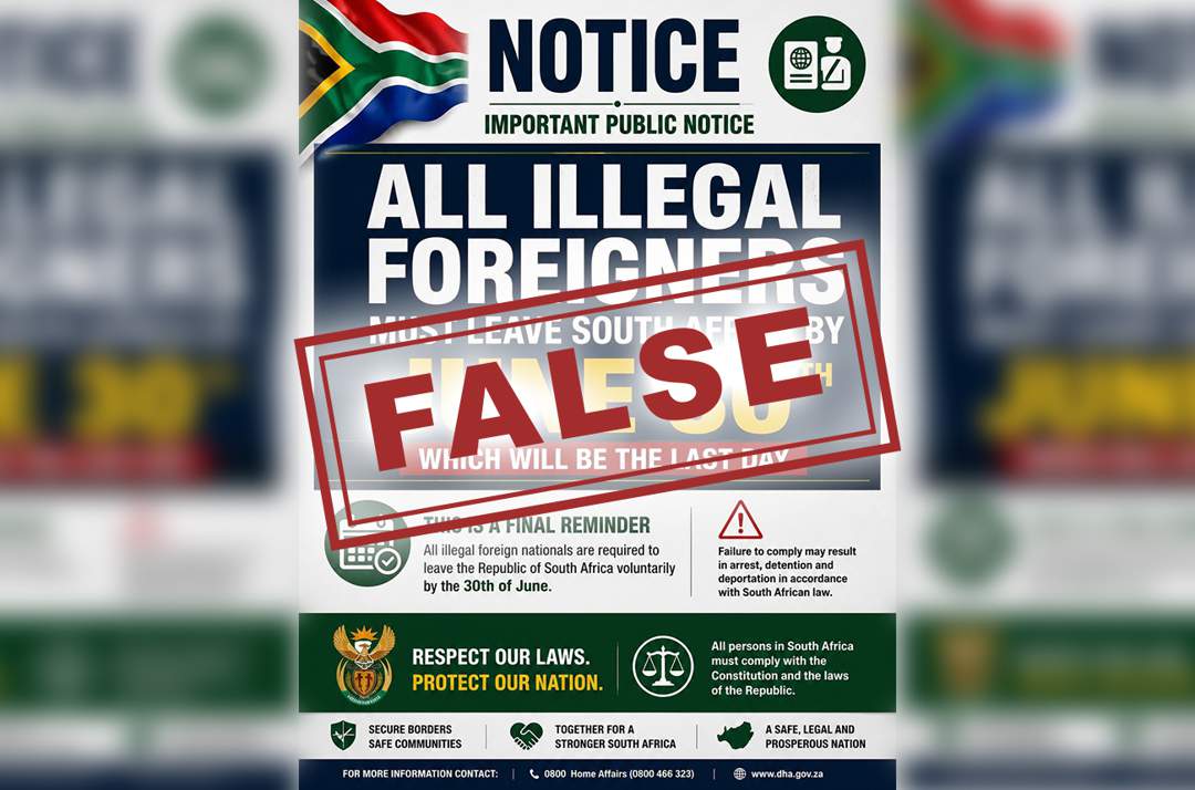South Africa Debunks False Reports Ordering Foreigners to Leave by June 30**