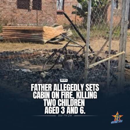 Horror As Father Burns Two Children To Death