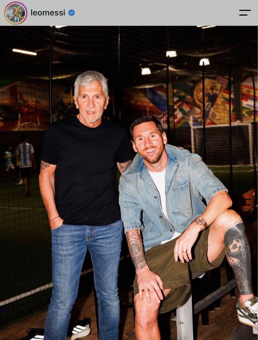 LEO MESSI ON IG: