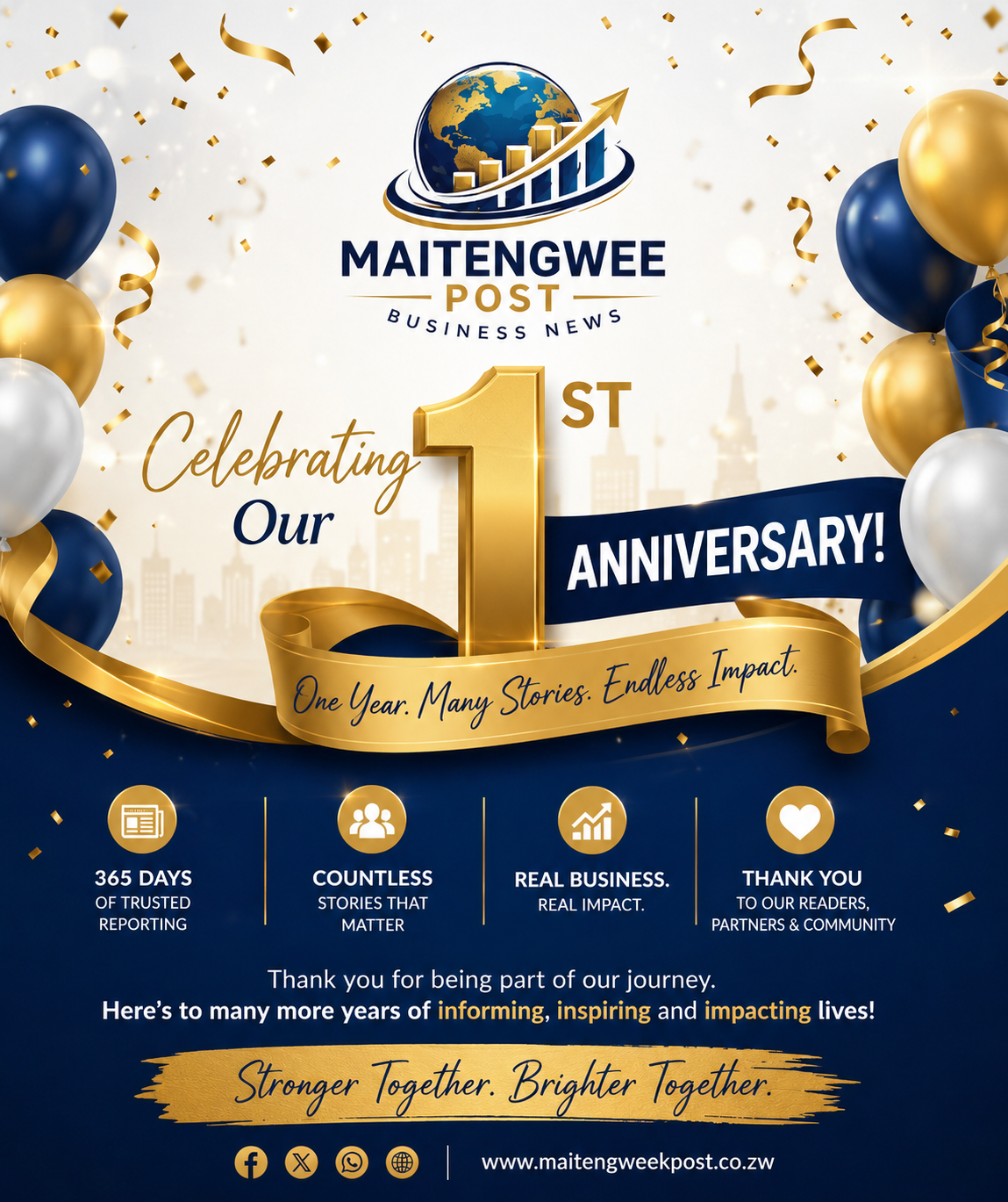 EDITORIAL | ONE YEAR OF MAITENGWE POST