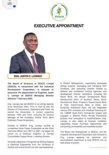 ZESA Appoints New Board Following Major Group Restructuring