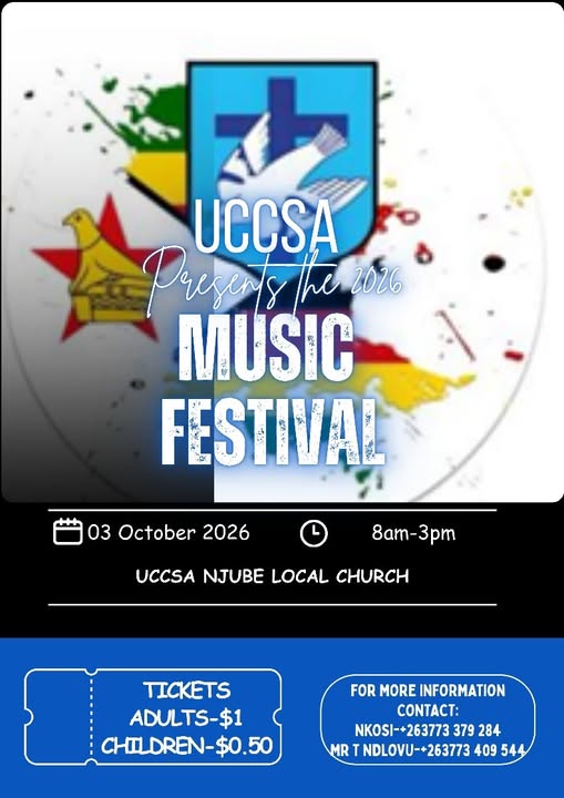 UCCSA Zimbabwe Synod Music Festival Set for October 3